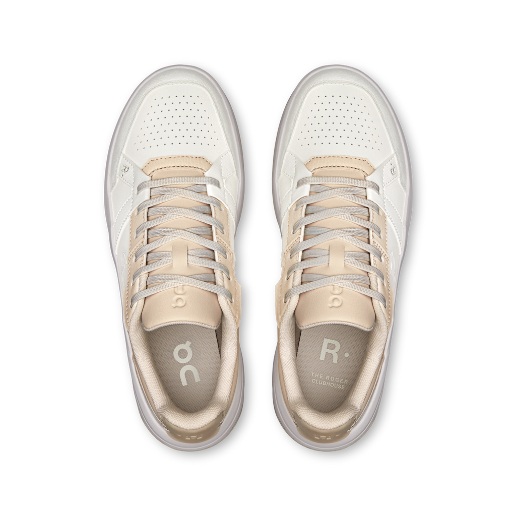 On Women's THE ROGER Clubhouse White Pearl