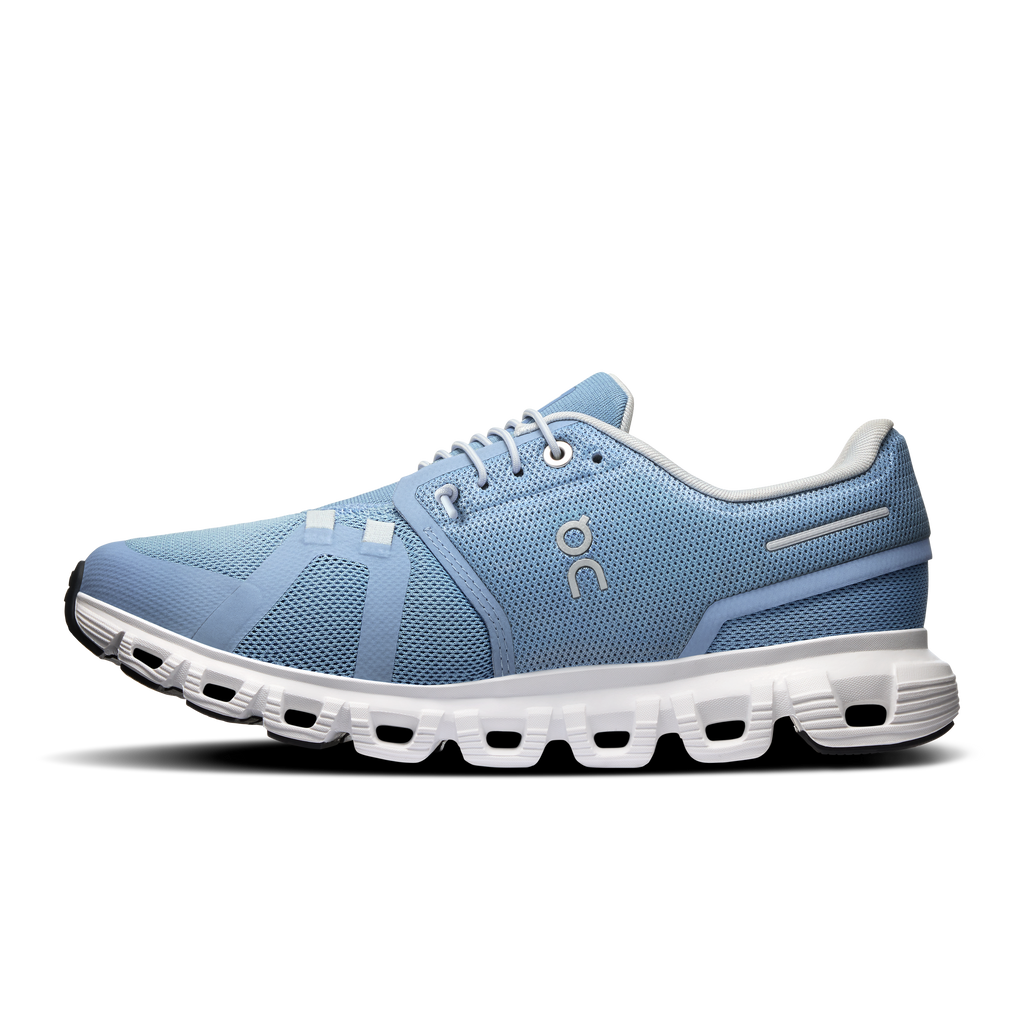 On Women's Cloud 6 Chambray White